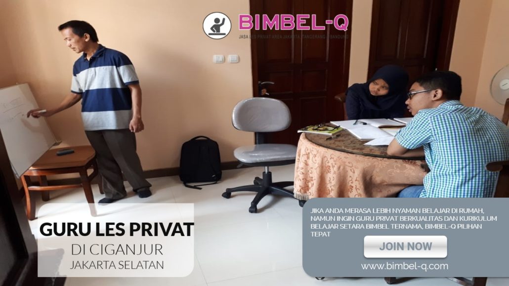 GURU LES PRIVAT DI CIGANJUR JAKARTA SELATAN : INFO BIMBEL PRIVAT / SEMI PRIVAT