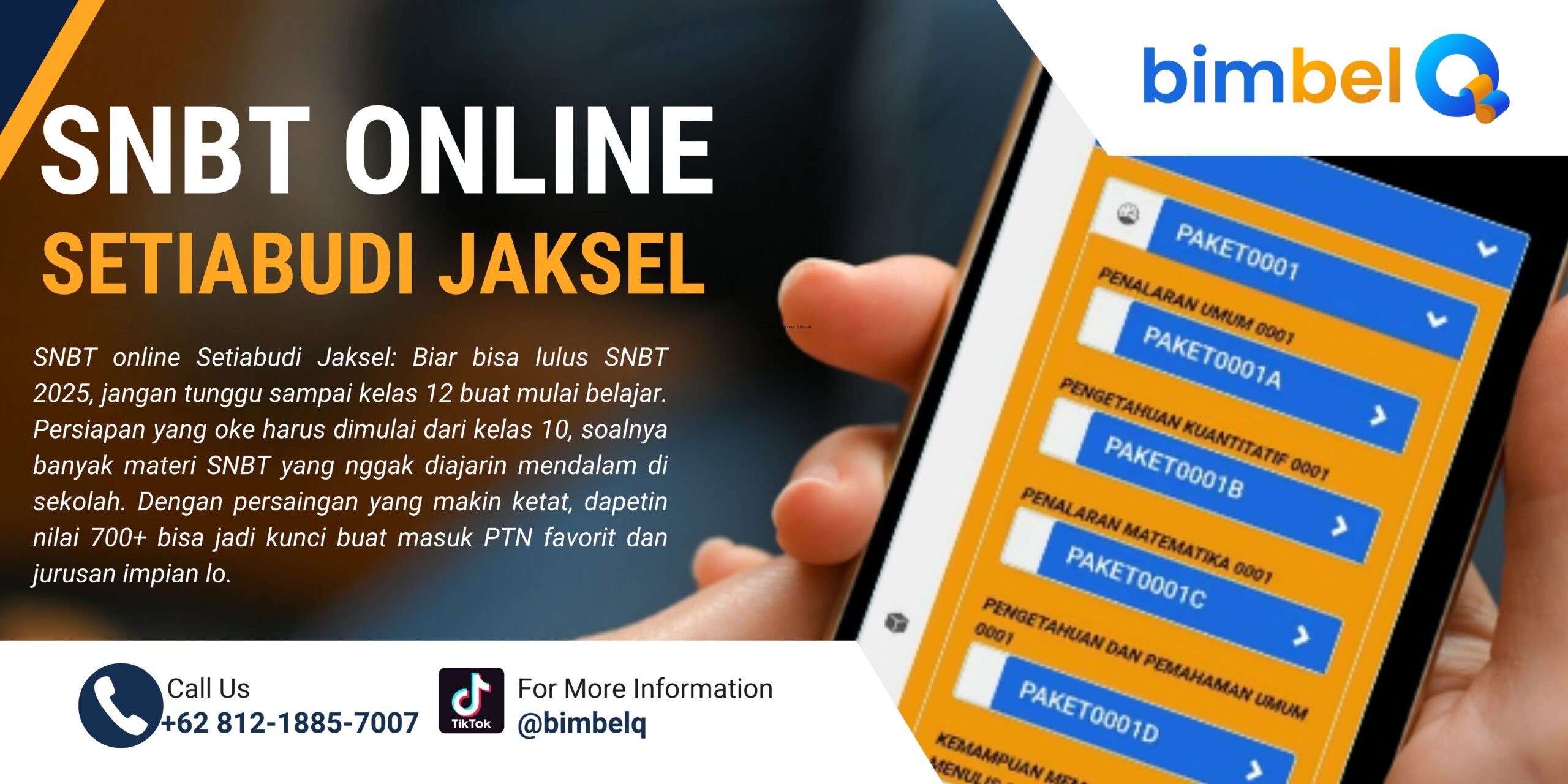 SNBT ONLINE SETIABUDI JAKSEL