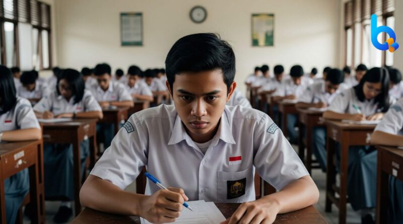 Bimbel Garansi PTN Jakarta dengan suasana ujian siswa SMA