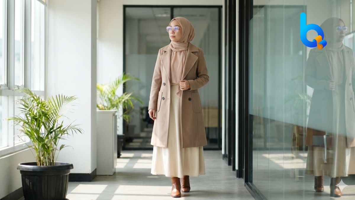 Ilustrasi CEO BimbelQ dalam suasana kerja profesional sebagai refleksi kepemimpinan dan pengelolaan sistem pendidikan