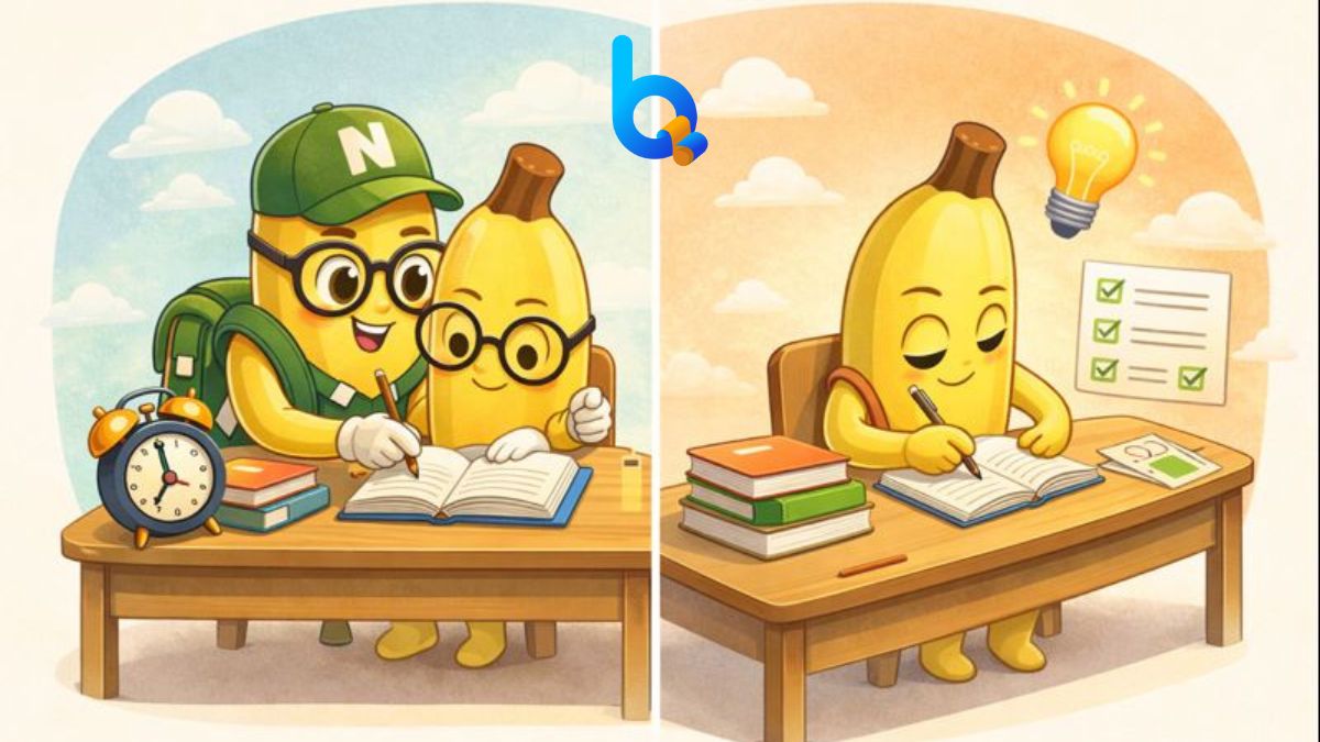 Ilustrasi siswa yang belajar dengan bimbingan tutor dan belajar mandiri sebagai perbandingan kesiapan dalam les privat tes masuk SMA Lab School